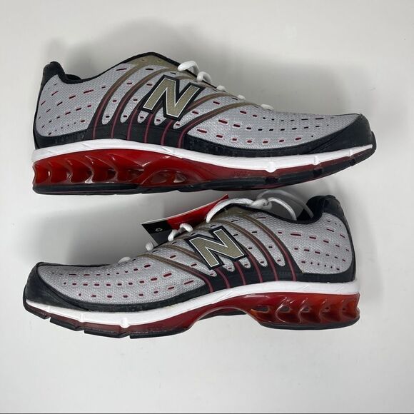 NWT New Balance 8507 MR8507BS Silver Gray Blue Zip Running Shoes Men's Size 11 D - Picture 6 of 10